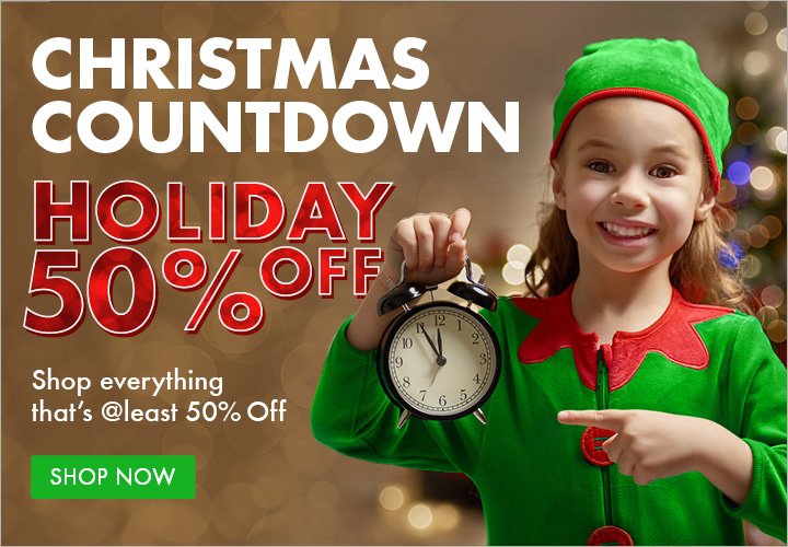 Boscov's Countdown to Christmas sales, 50% off