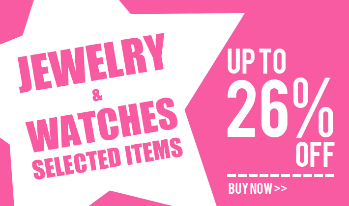 Jewelry & Watch Up to 26% Off at Buyincoins