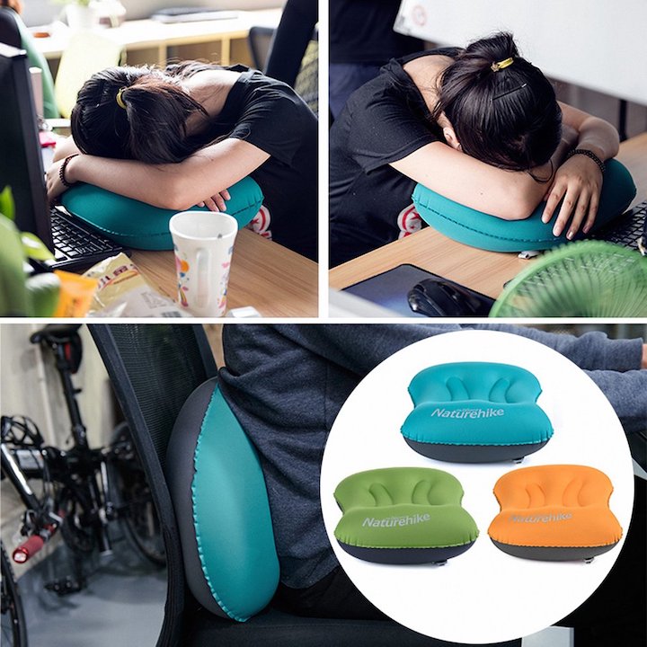Ultralight Portable Air Inflatable Pillow from FocalPrice