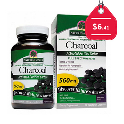 HerbsPro - Charcoal Activated 90 Caps, $ 6.41