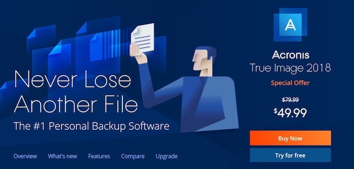 Acronis: Personal Backup Software Supplier