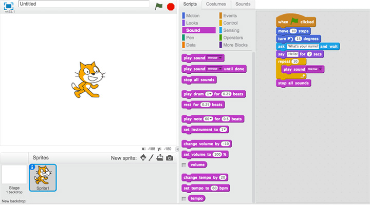 Scratch, a Free Kids Programming Language, by MIT's