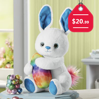 New Plush Bunny with Chocolate Eggs