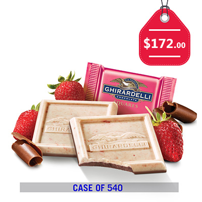 Case of 540: Strawberry Bark Square Case Pack