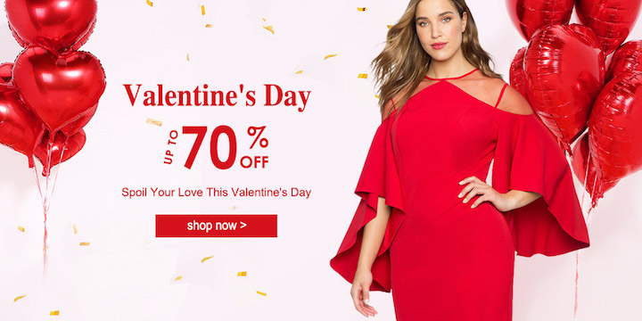 Plusinlove: Up to 70% Off Valentine's Day, Spoil Your Love.