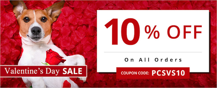 PetCareSupplies Valentine's Day Sale, 10% Off