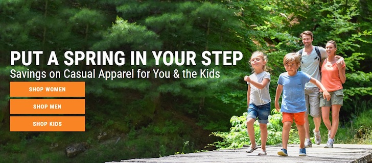 Savings on Casual Apparel for You & the Kids