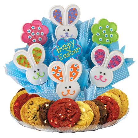 Patchwork Bunnies cookie BouTray