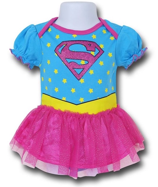 Supergirl Costume Dress Infant Snapsuit