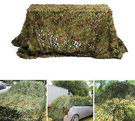 3mx3m Camo Camouflage Net For Car Cover Camping Military Hunting Shooting Hide