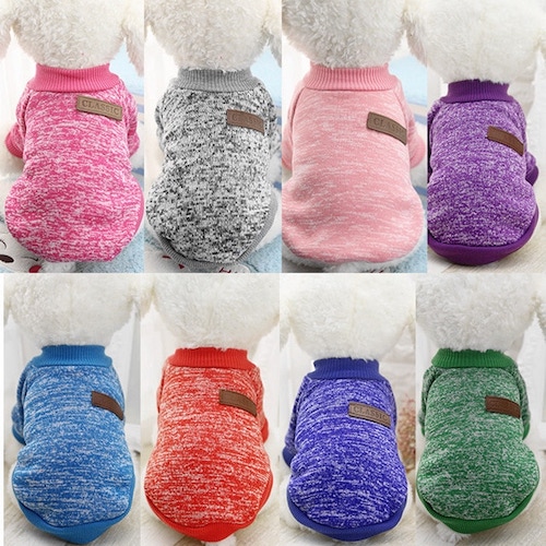 Dog Clothes For Small Dogs Soft Pet Dog Sweater Clothing