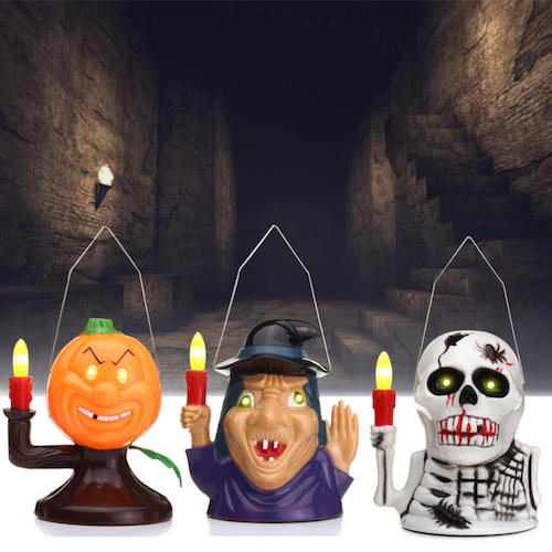 Halloween Party Home Decoration Supplies Portable Luminous Ghost Lamp Toys For Kids Children Gift from Banggood