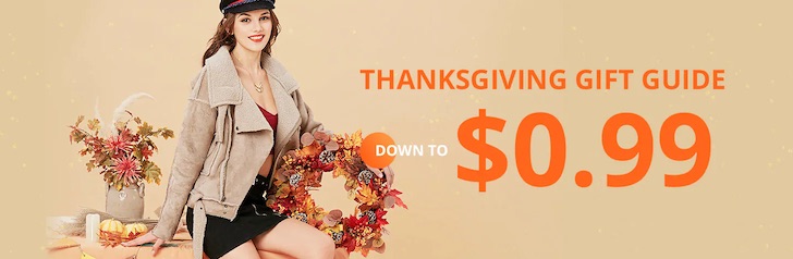 Zaful - Thanksgiving Day Promotion