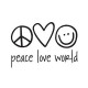 Peace Love World Logo