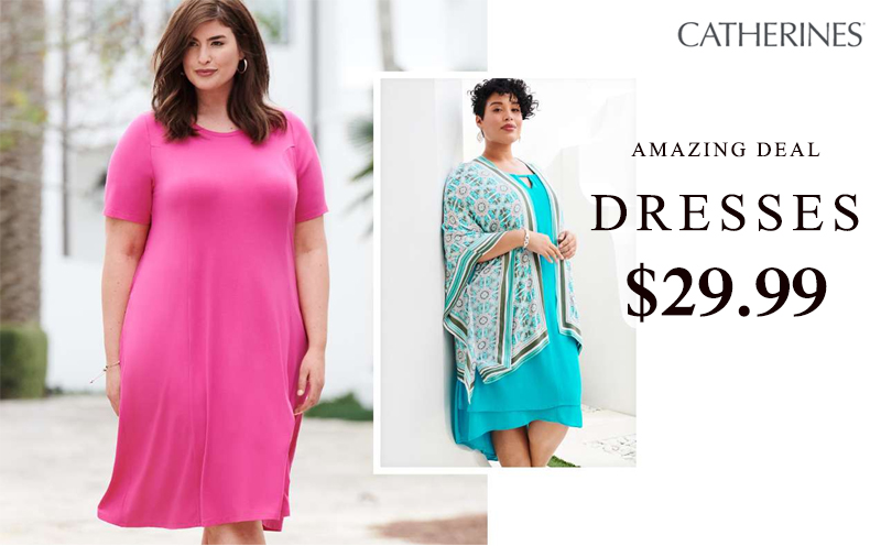 Catherines Dresses Only $29.99 - May 15 to May 18