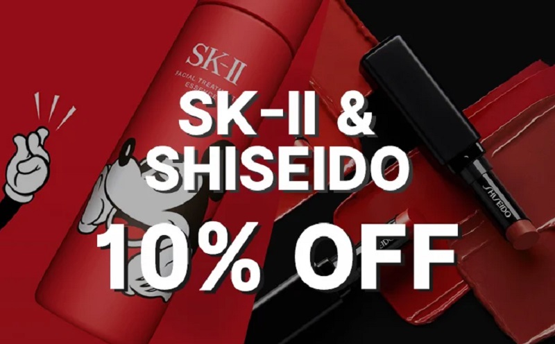 SK-II & SHISEIDO 10% OFF