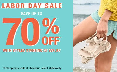 Shoes.com Labor Day Sale - Up to 70% Off
